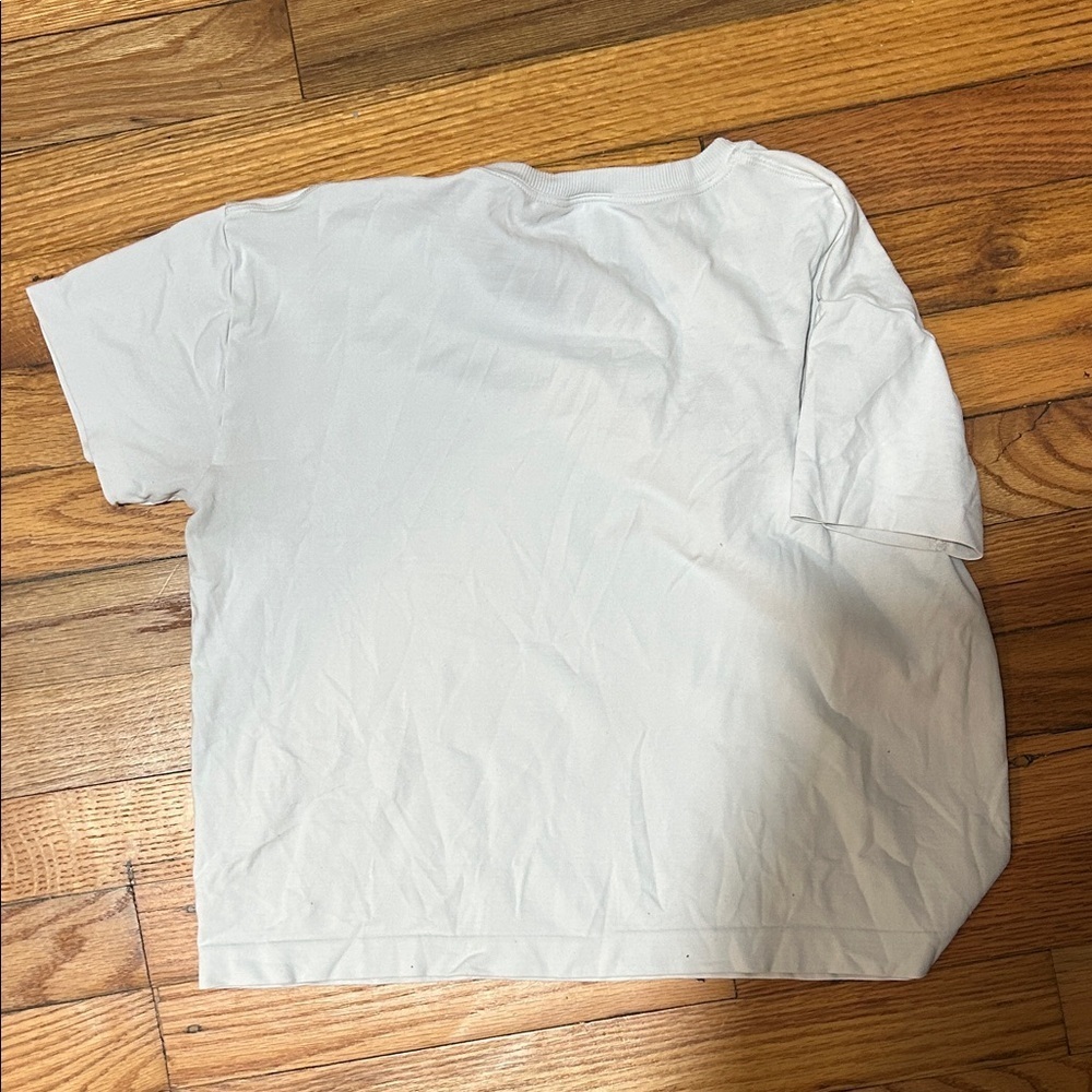 Athleta White Short Sleeve Tee - Picture 3 of 3